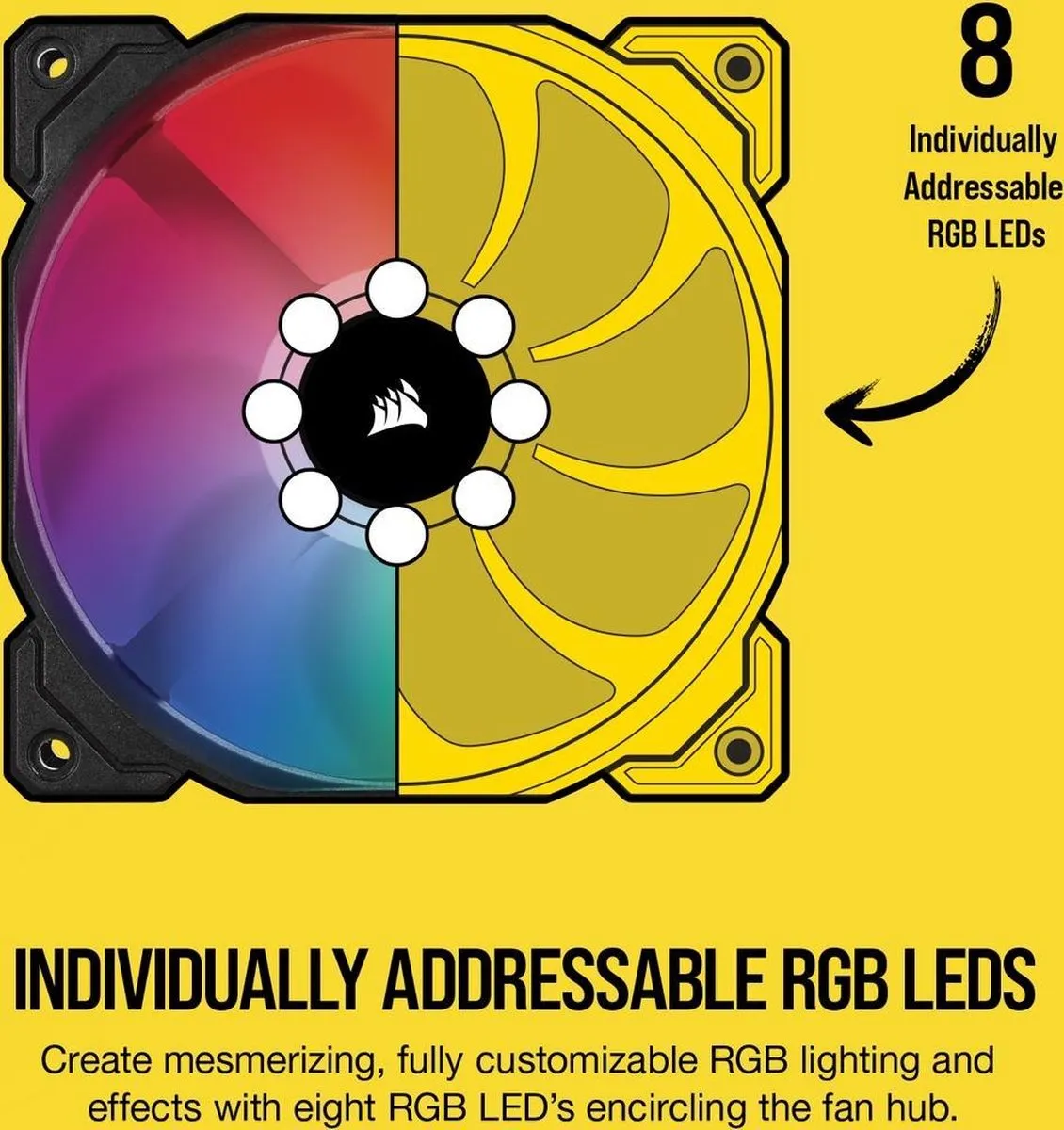 Corsair SP140 RGB Pro Dual Ventilator - Zwart/Grijs