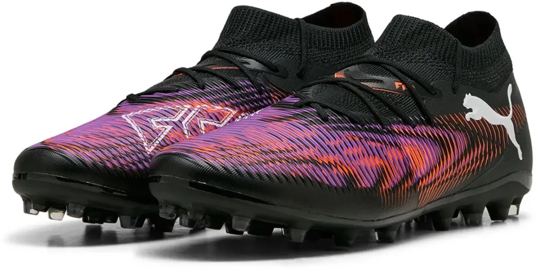 PUMA Future 8 Match Mg Voetbalschoenen 39 - Zwart