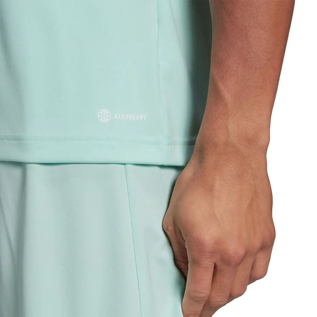 Adidas Entrada 22 Shirt Heren - Wit/Munt S