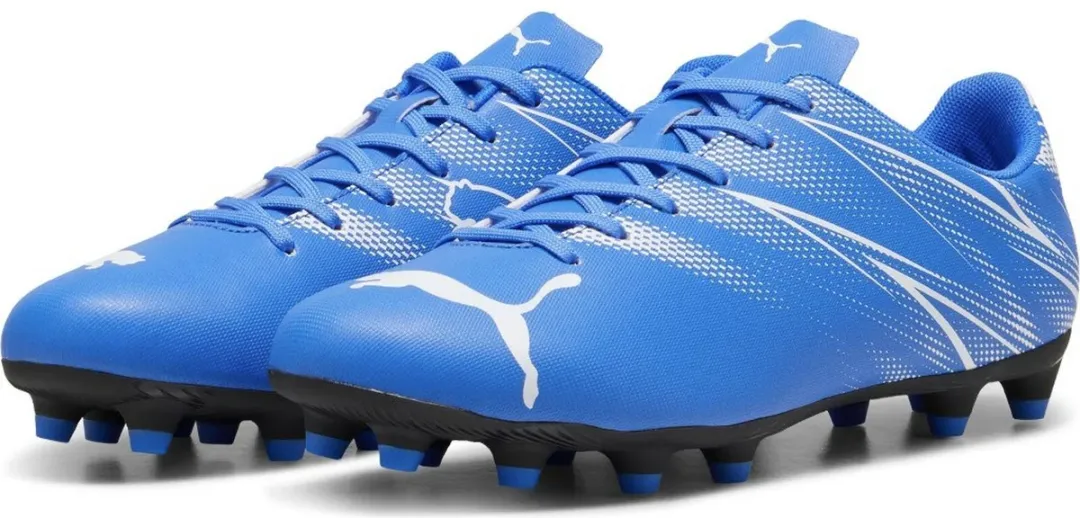 PUMA Attacanto Voetbalschoenen FG/AG - 42 - Blauw/Wit