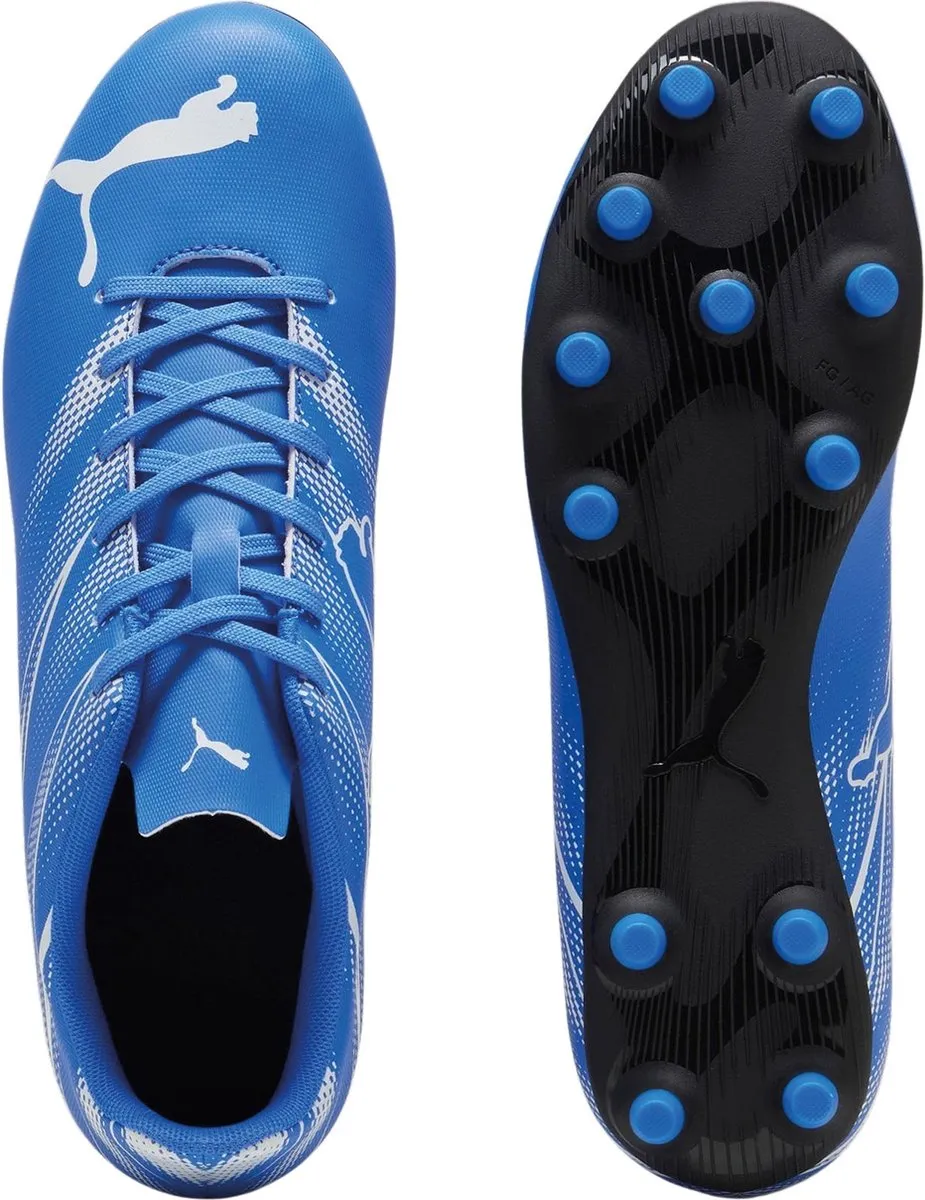 PUMA Attacanto Voetbalschoenen FG/AG - 42 - Blauw/Wit