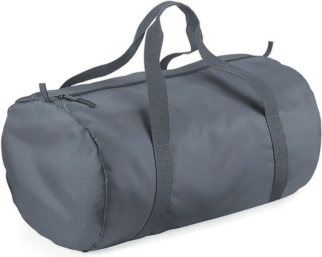 Decoris Set van 2 Sporttassen 32L - Zwart/Grijs