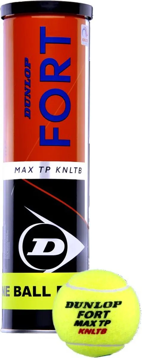 Dunlop Fort Max Tp 3+1 Tennisballen - 4 Stuks - Geel