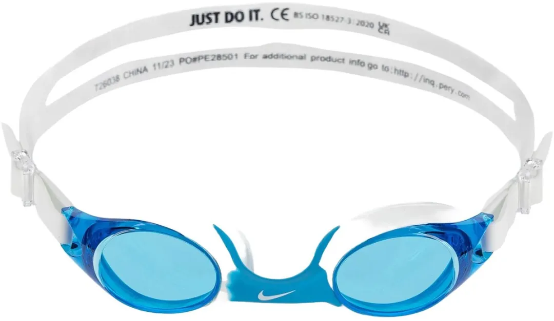 Nike Lil Swoosh Zwembril Junior - Wit