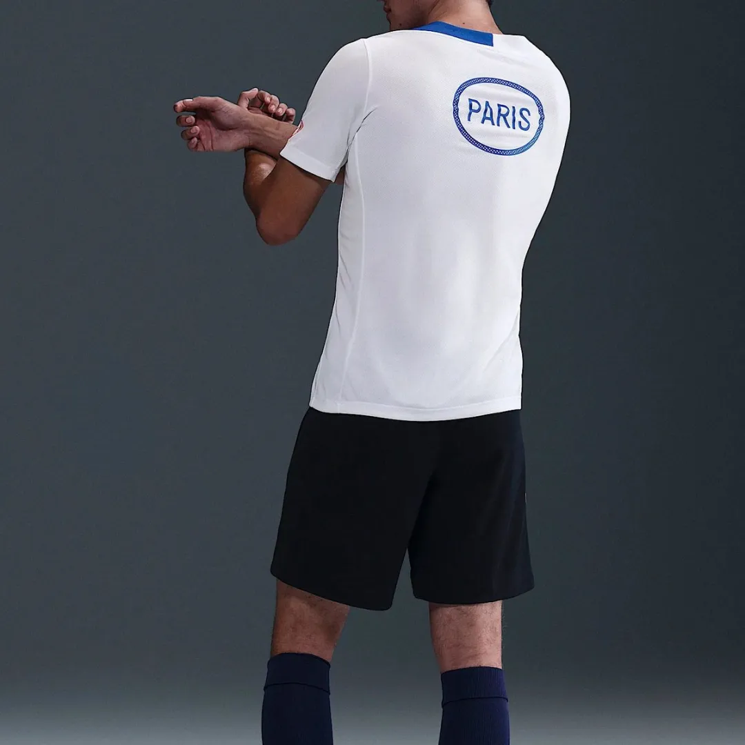 Nike PSG Strike 2025/26 Trainingsshirt HM3345-101 - XL - Wit/Blauw