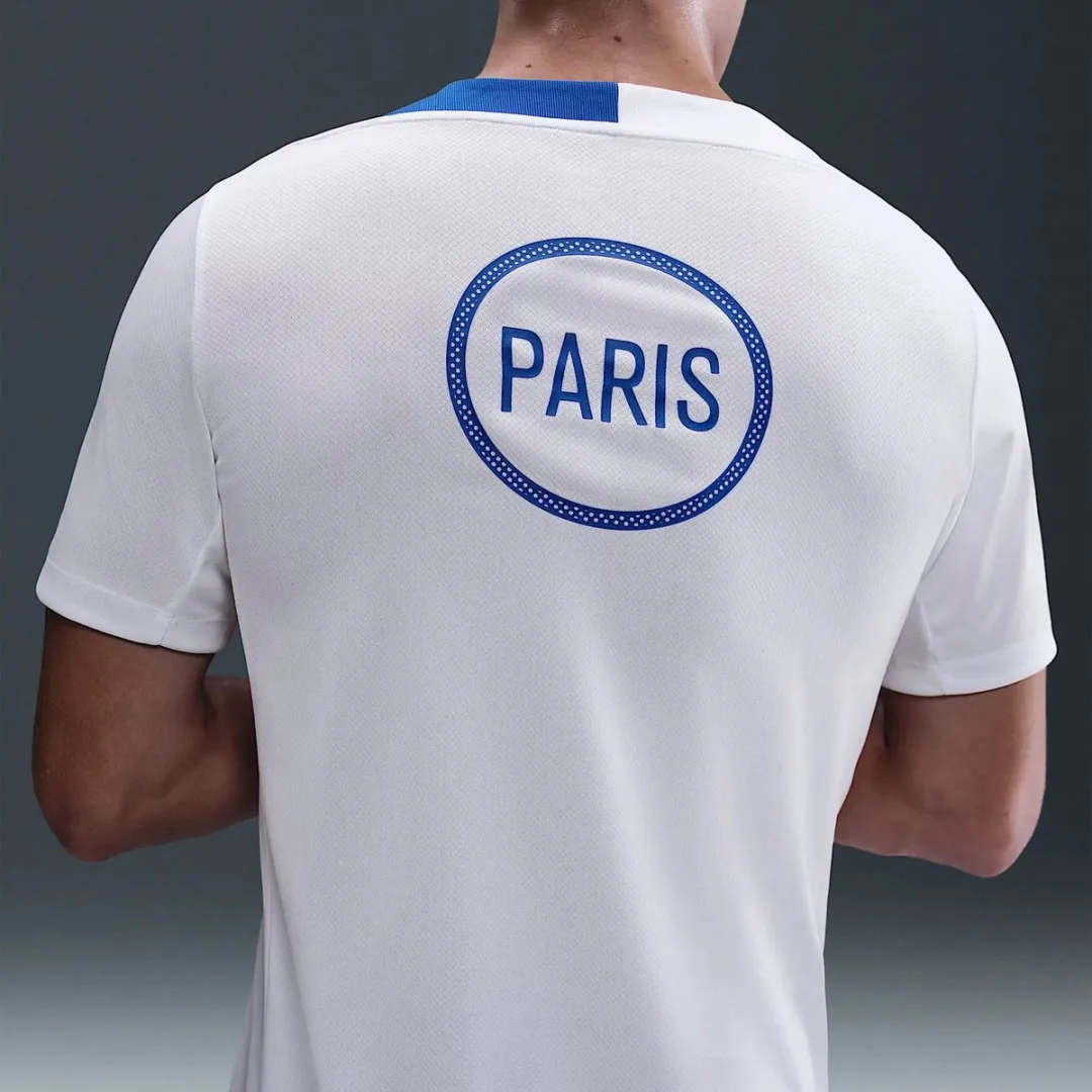 Nike PSG Strike 2025/26 Trainingsshirt HM3345-101 - XL - Wit/Blauw