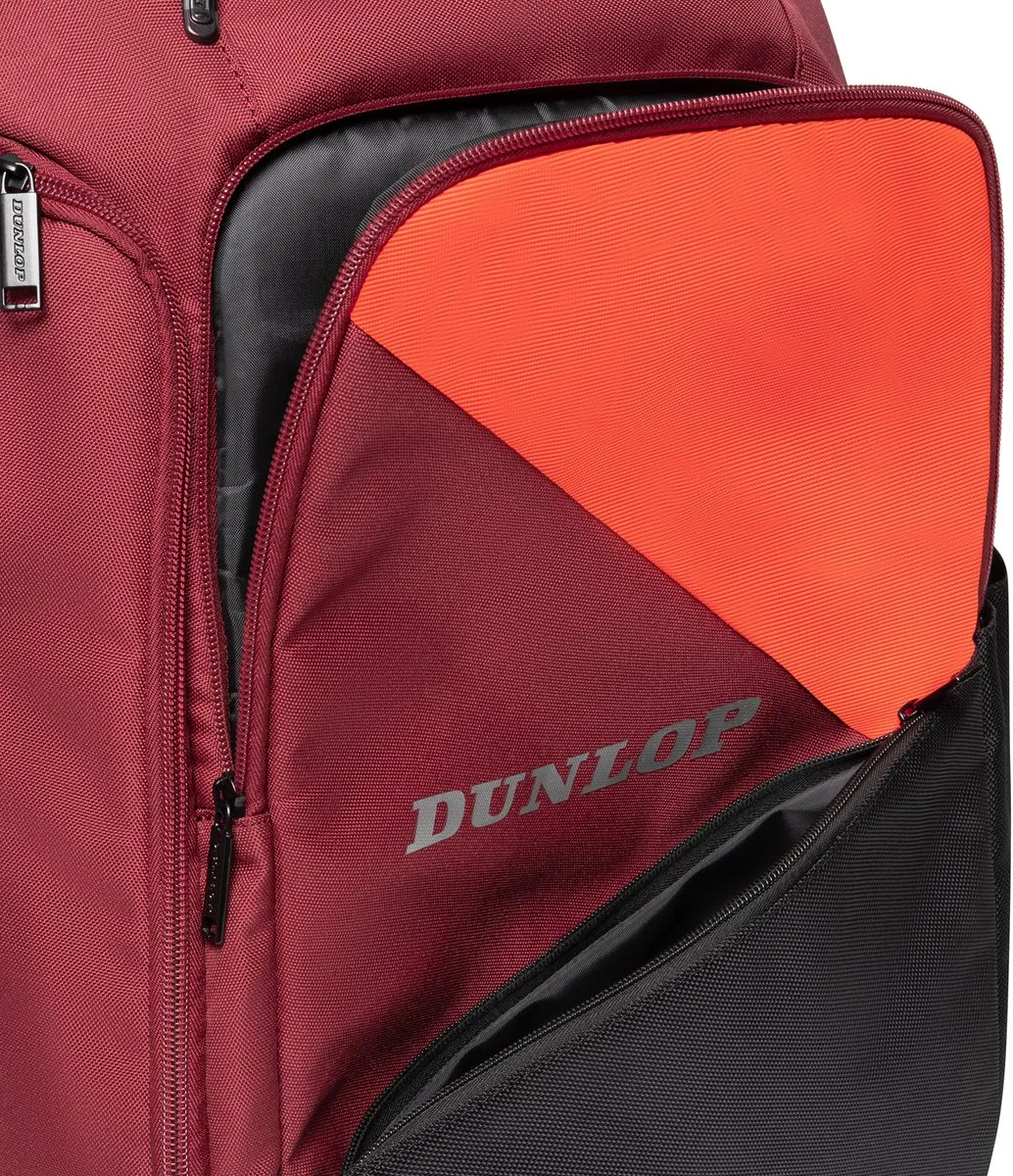 Dunlop CX PSA Backpack Squash - 1 Racket - Zwart/Rood