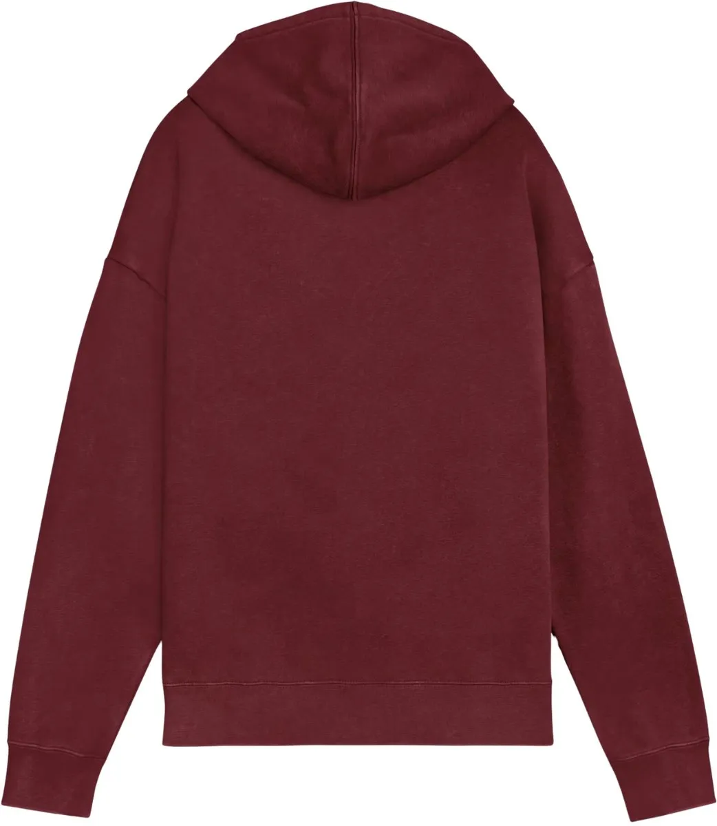 PUMA Sweater Elevated Relaxed Wash Hoodie - Bordeauxrood 2XL