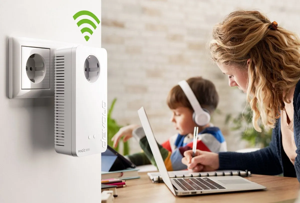 Devolo Magic 2 WiFi 6 Next 7044 Powerline Adapter - 3000 Mbps - Wit