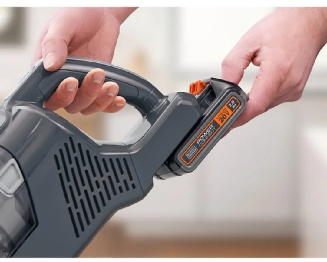 BLACK+DECKER BHFEA18D1 Accu Stofzuiger 2-in-1 - 18V - Grijs