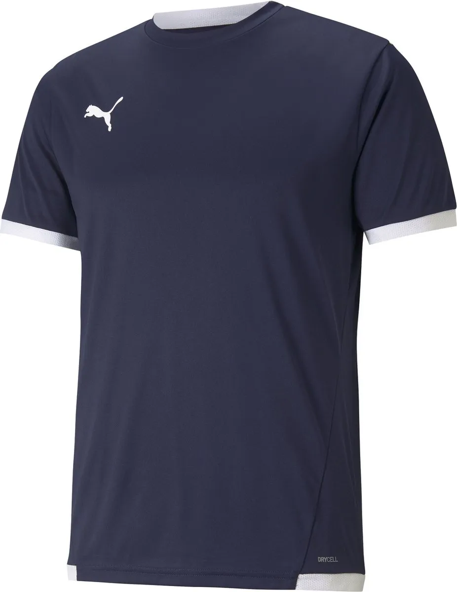 PUMA teamLIGA Heren Jersey - Peacoat/White