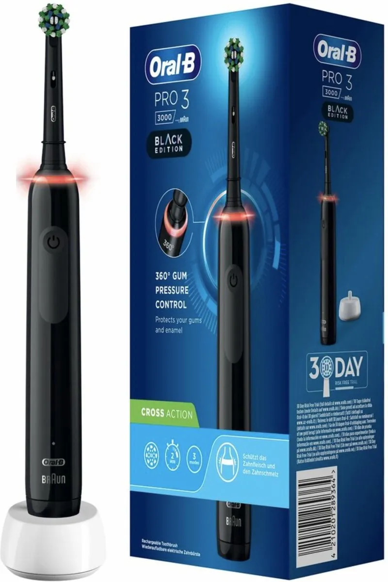 Oral-B Pro 3 3000 Elektrische Tandenborstel - Zwart - afbeelding 6 van 6
