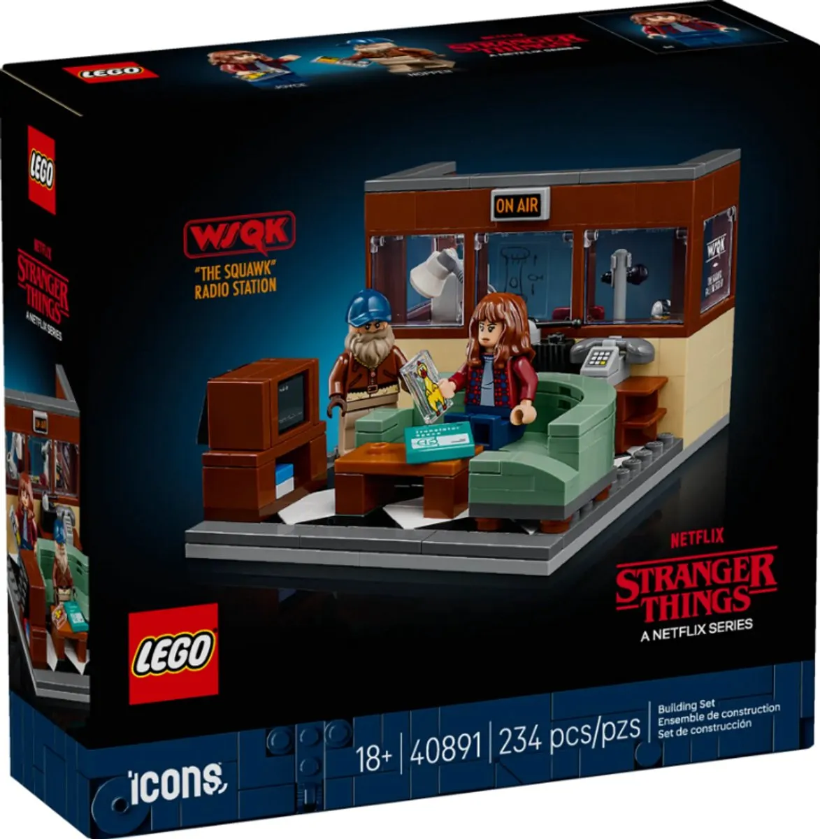 LEGO Stranger Things WSQK Radiostation 40891