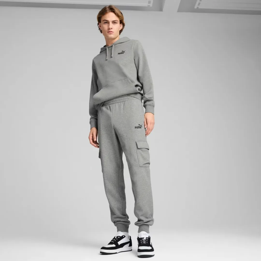 PUMA ESS No.1 Logo Cargo Pants Heren - Grijs L