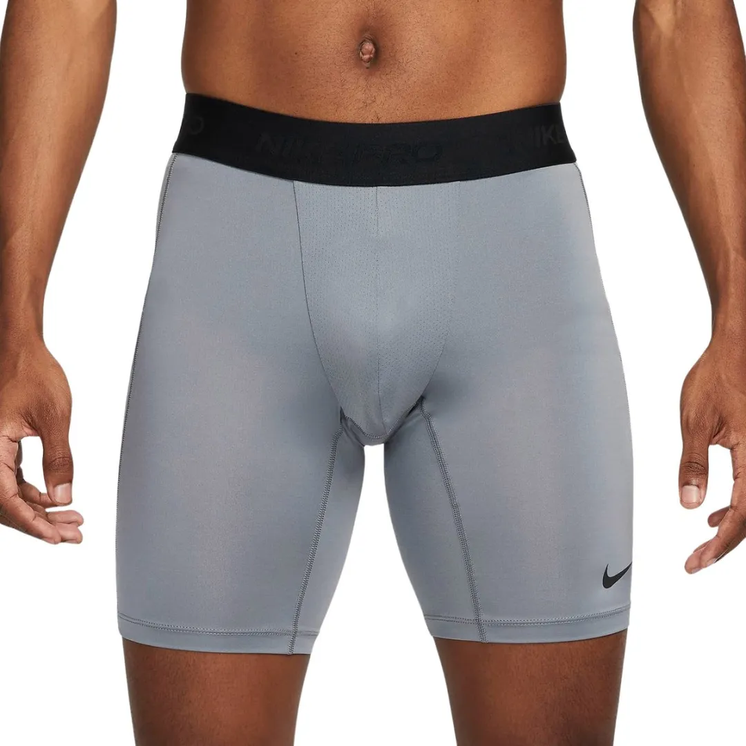 Nike Pro Dri-FIT Short Heren - S - Zwart
