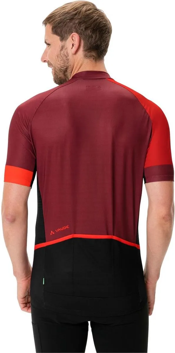 Vaude Posta FZ Tricot Fietsshirt M - Rood - afbeelding 6 van 6