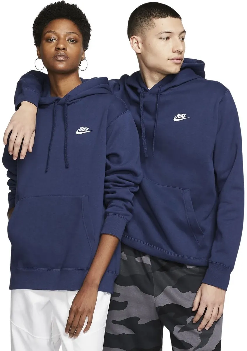 Nike Club Hoodie BV2654-410 - XL - Midnight Navy