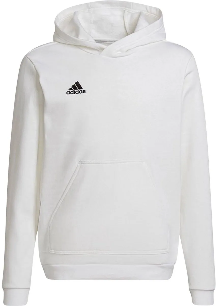 adidas Entrada 22 Hoodie Junior - Maat 116 - Wit