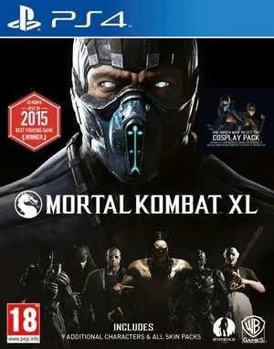 Warner Bros. Mortal Kombat XL PS4 - Disc & DLC Cosplay Pack