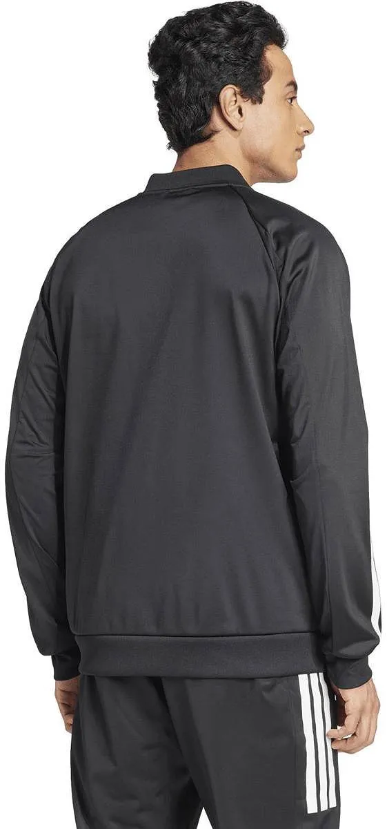 Adidas 3-Stripes Knitted Trainingsjas Heren M - Zwart/Wit