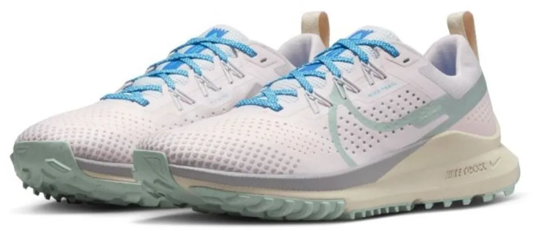 Nike React Pegasus Trail Hardloopschoenen Dames - Grijs/Roze 36.5