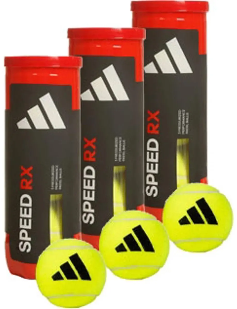 adidas Speed RX Padelballen - 9 Stuks (3x3) - Geel