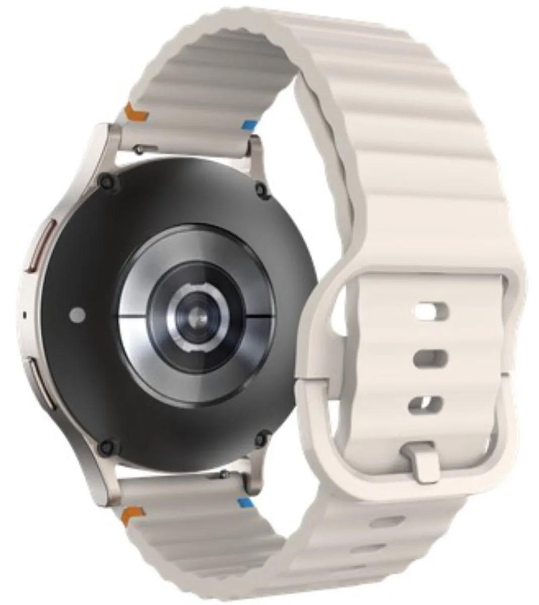 Just in Case ActiveFlex Horlogebandje Samsung Galaxy Watch - 20mm - Wit - afbeelding 2 van 6