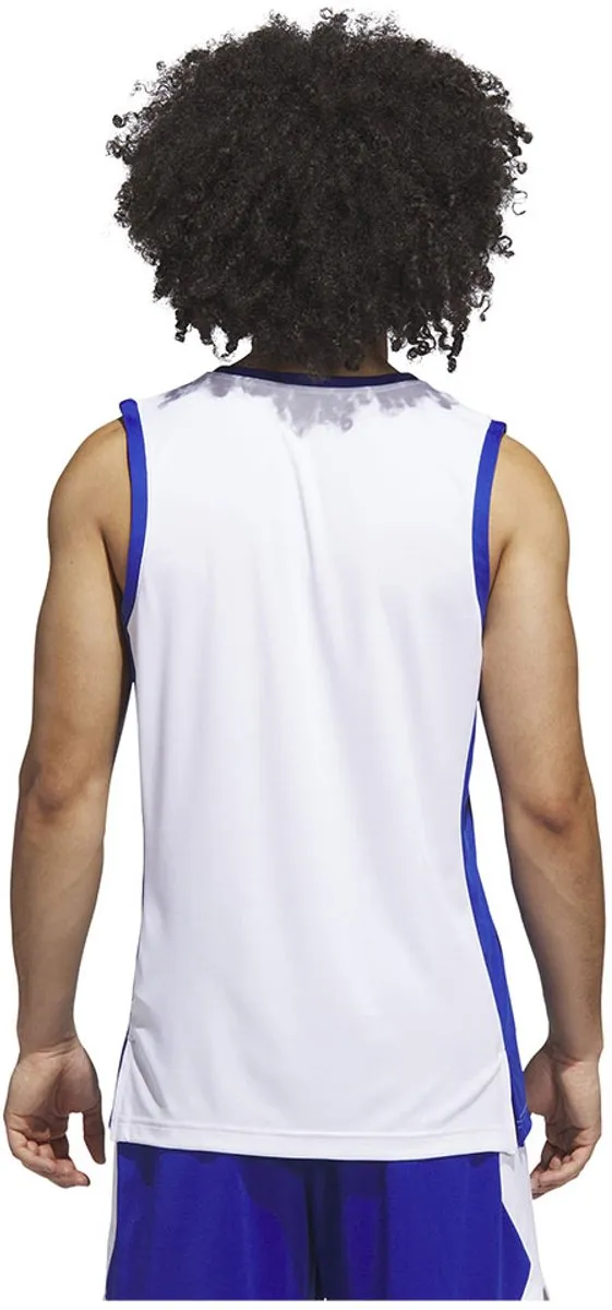 Adidas 3G Speed Reversible Mouwloos T-shirt Wit - 2XL