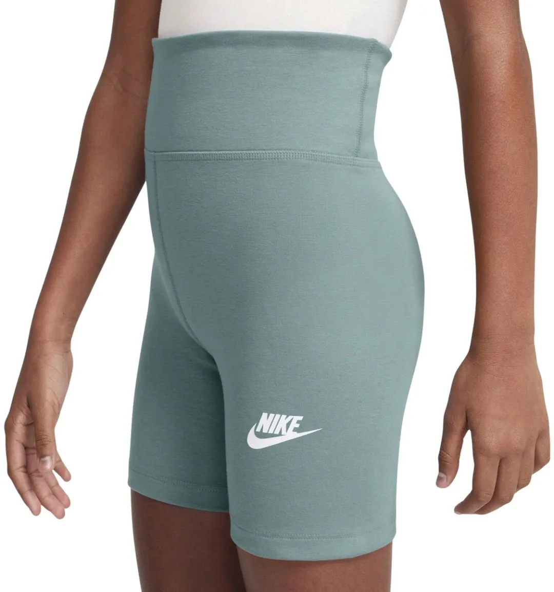 Nike Sportswear Classic Biker Short Meisjes 140 - Blauw
