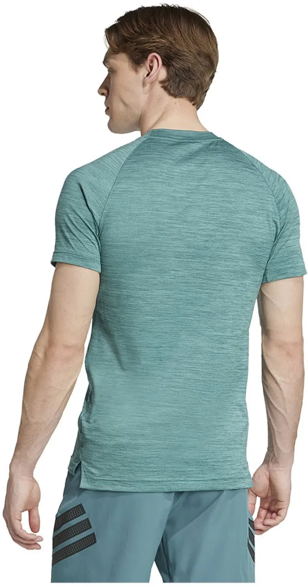 Adidas Gym+ T-shirt Korte Mouwen S - Blauw