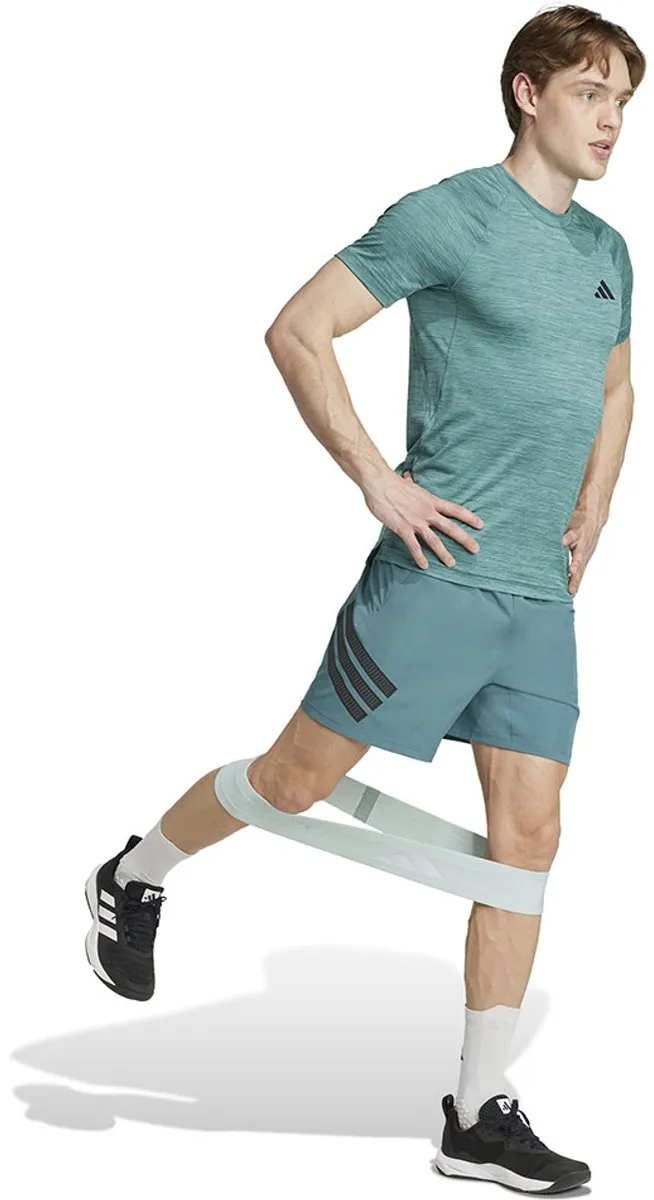 Adidas Gym+ T-shirt Korte Mouwen S - Blauw