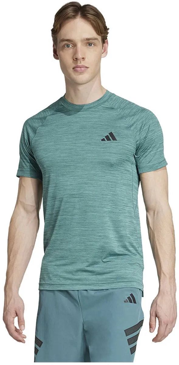 Adidas Gym+ T-shirt Korte Mouwen S - Blauw