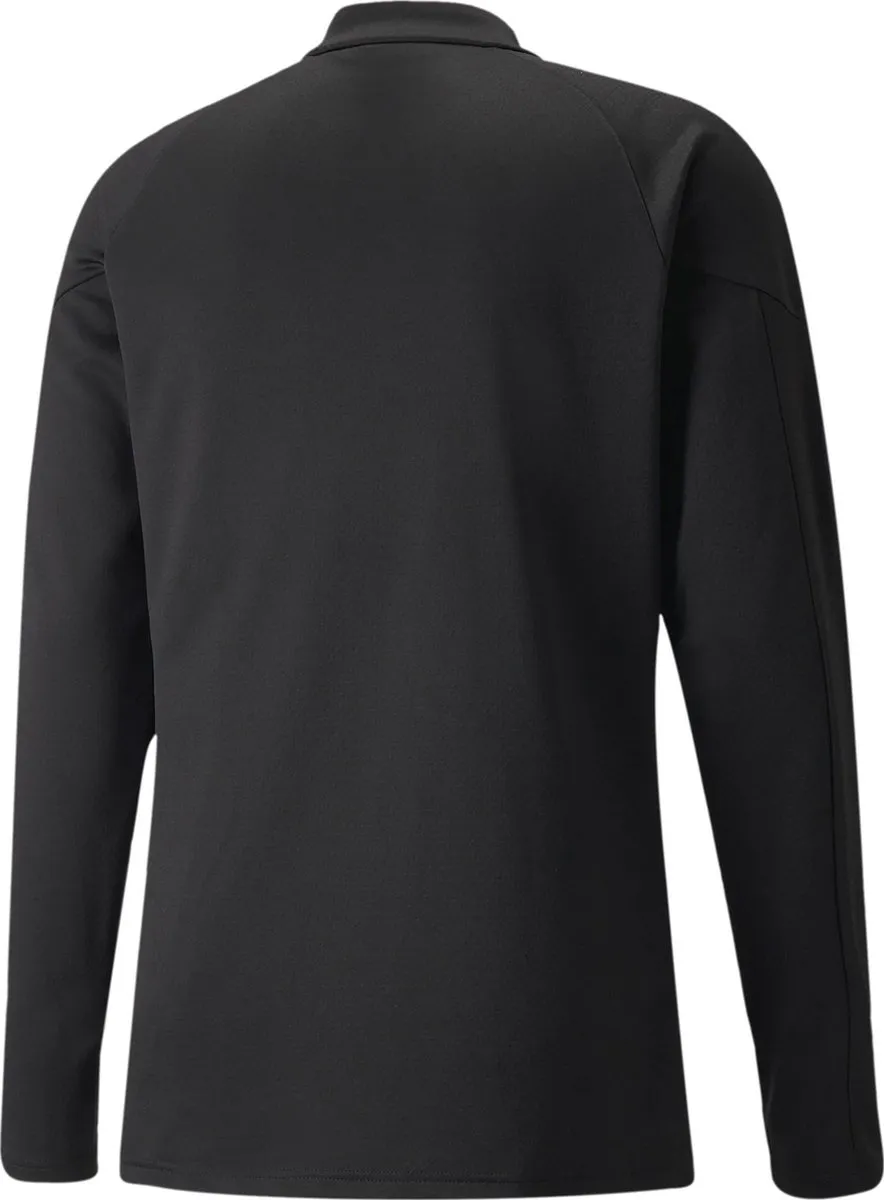 PUMA individualFINAL 1/4 Zip Sporttrui M - Zwart/Oranje