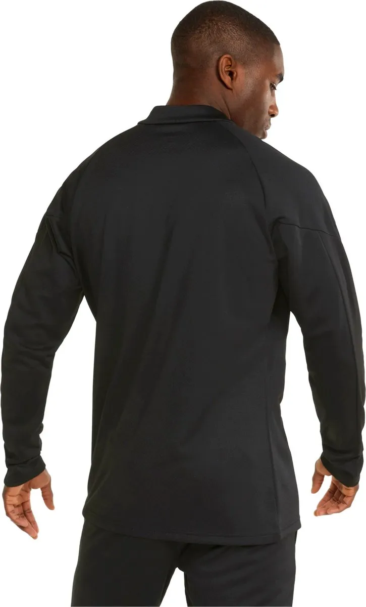 PUMA individualFINAL 1/4 Zip Sporttrui M - Zwart/Oranje