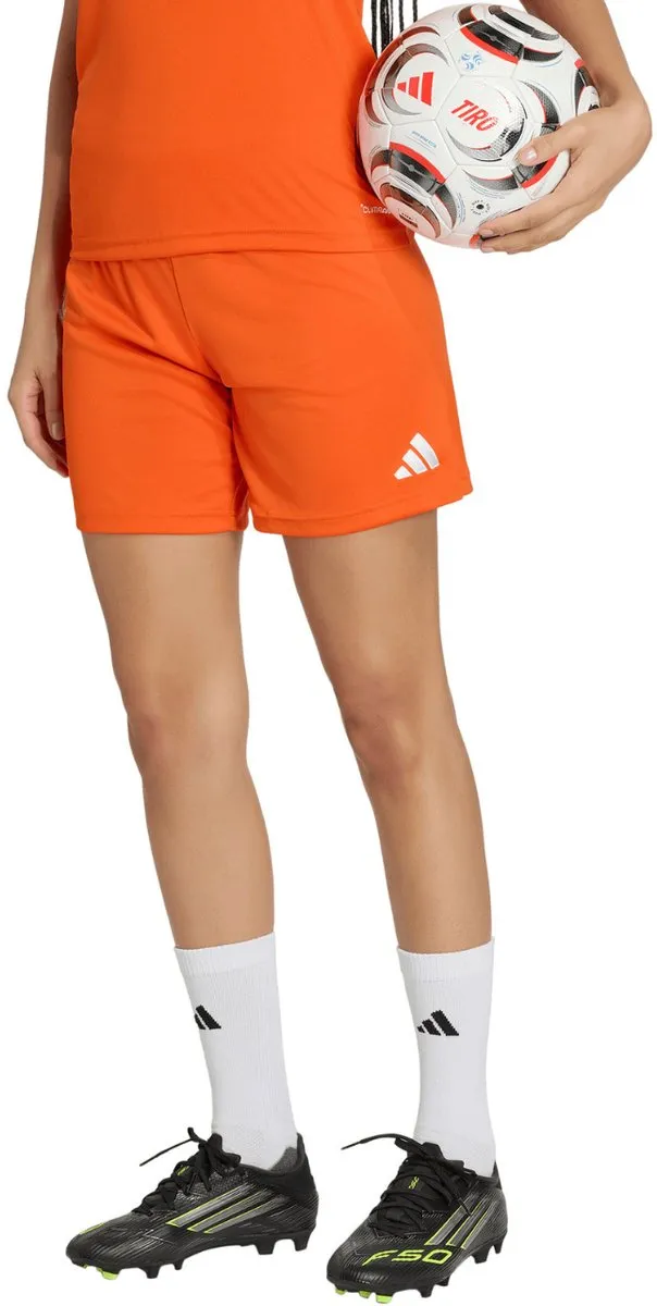 Adidas Entrada 26 Short Dames L - Geel/Zwart