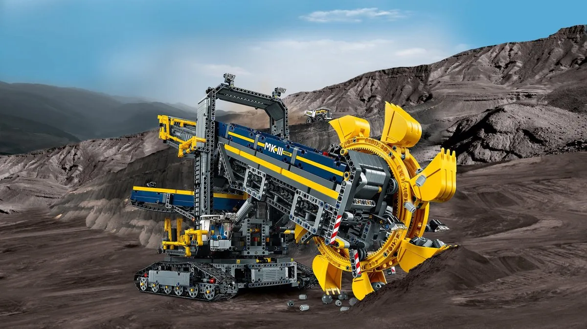 LEGO Technic Emmerwiel Graafmachine 42055 - 3929 Stukken - afbeelding 4 van 6