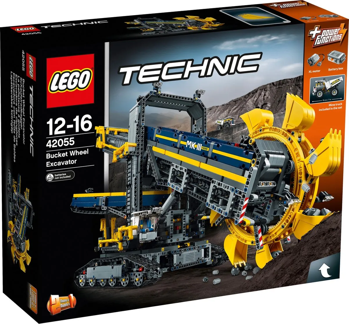 LEGO Technic Emmerwiel Graafmachine 42055
