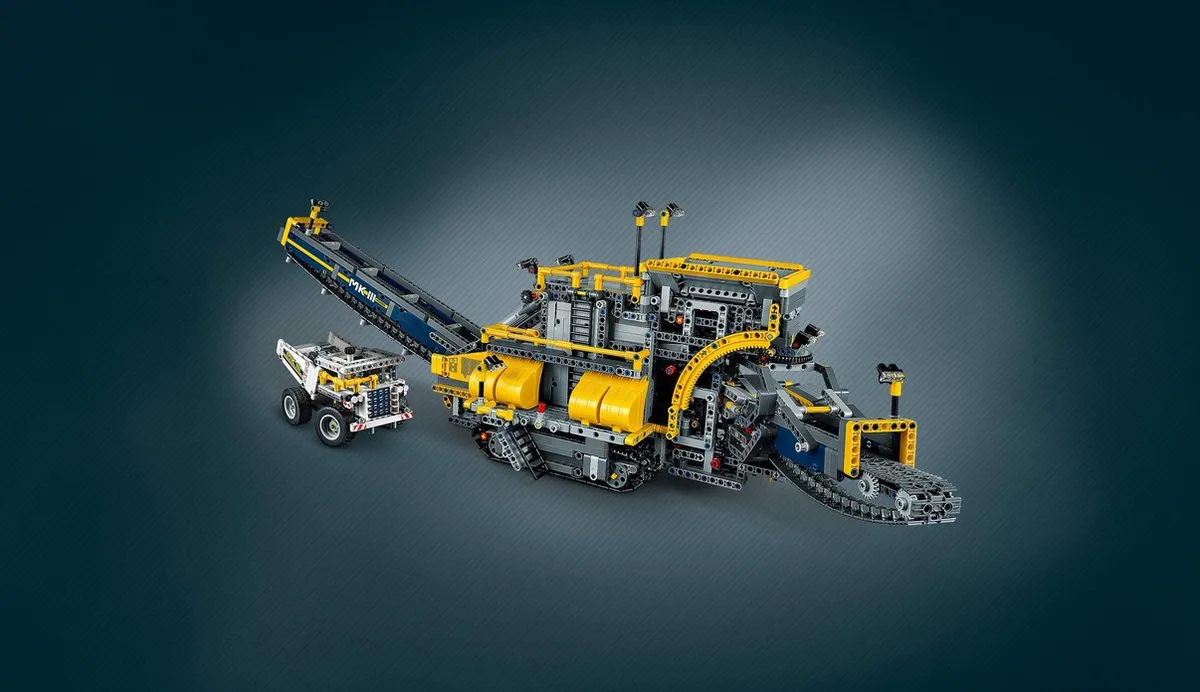 LEGO Technic Emmerwiel Graafmachine 42055 - 3929 Stukken - afbeelding 5 van 6