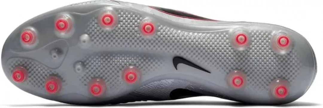 Nike Phantom Venom Elite AG-PRO Voetbalschoenen 40.5 - Zilver/Rood/Zwart