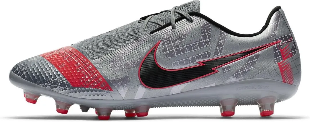 Nike Phantom Venom Elite AG-PRO Voetbalschoenen 40.5 - Zilver/Rood/Zwart