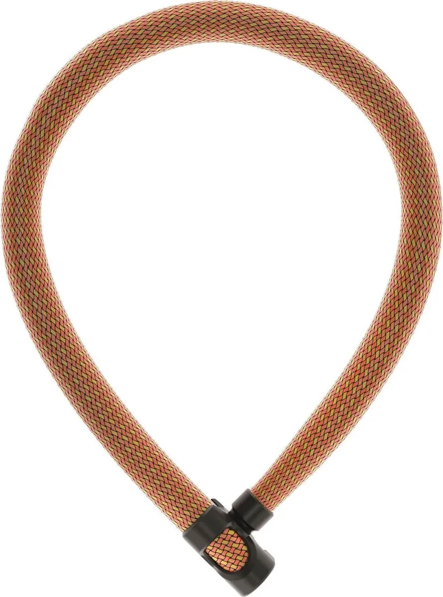 ABUS IvyTex 7210/85 Kettingslot - 85cm - Sparkling Orange