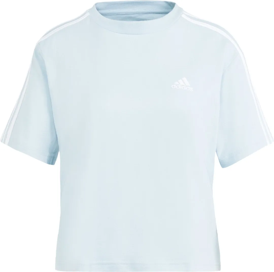 adidas Sportswear Essentials 3-Stripes Croptop - Blauw - L