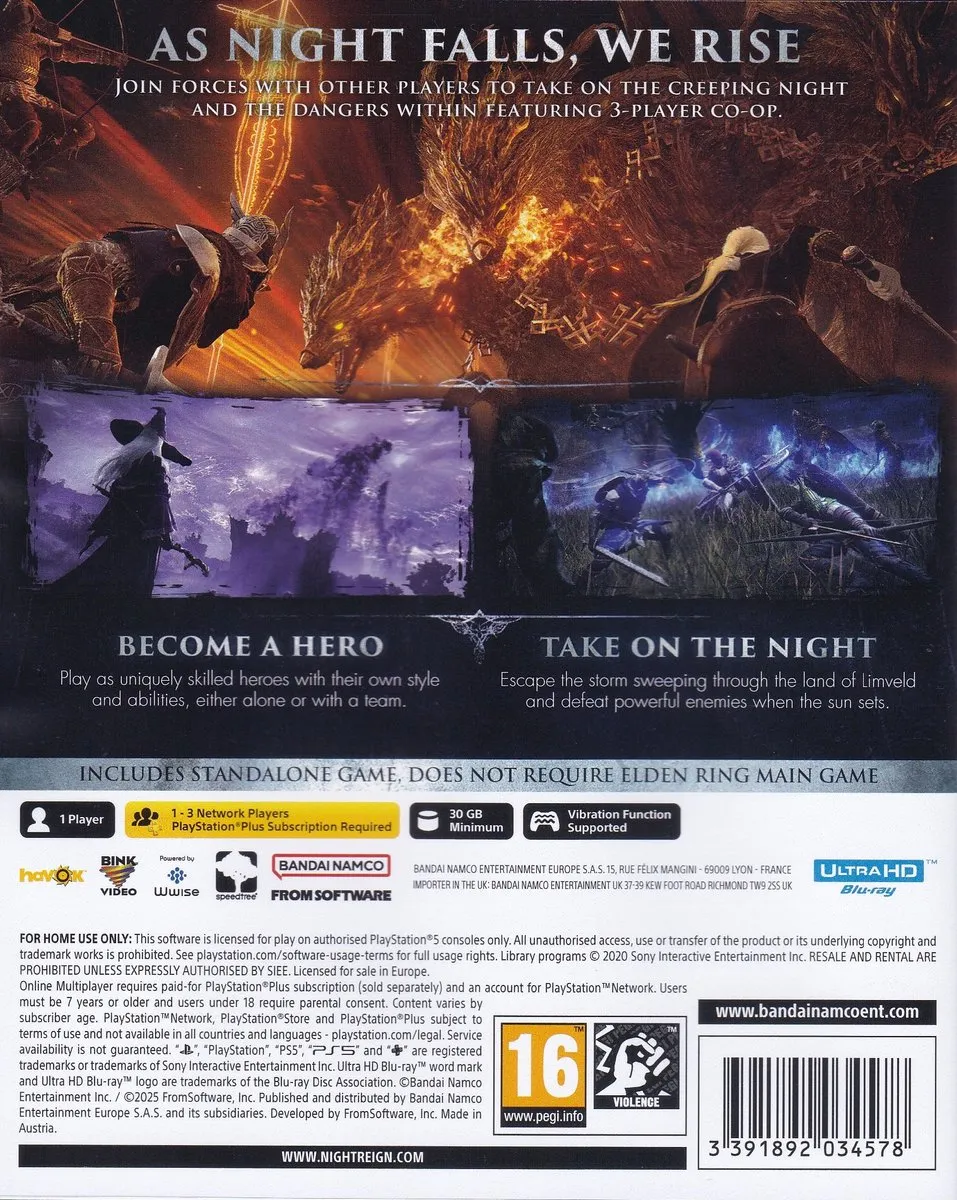 Elden Ring Nightreign PS5