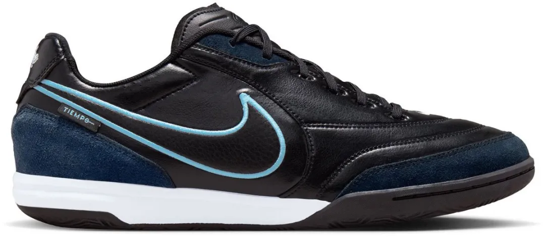 Nike Tiempo Street Gato Indoorschoenen - Zwart/Blauw - Maat 41 - Heren