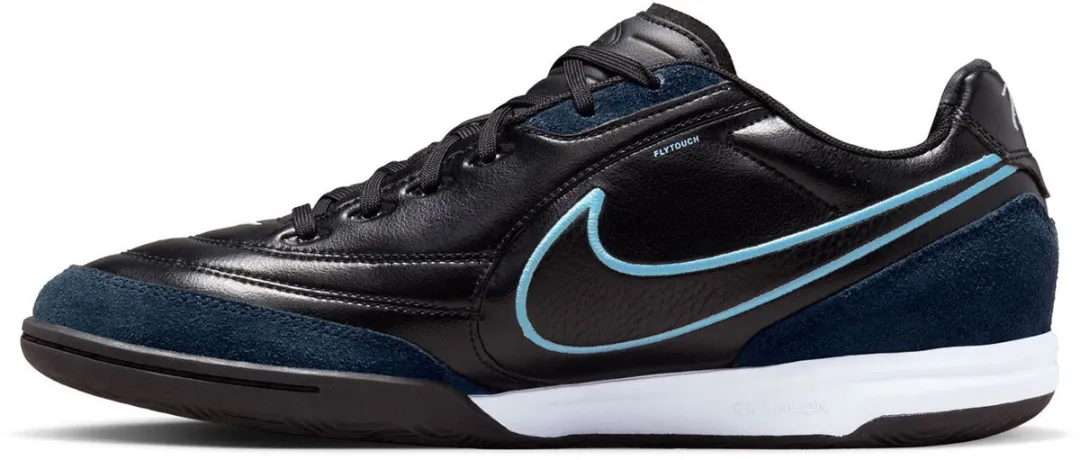 Nike Tiempo Street Gato Indoorschoenen - Zwart/Blauw - Maat 41 - Heren