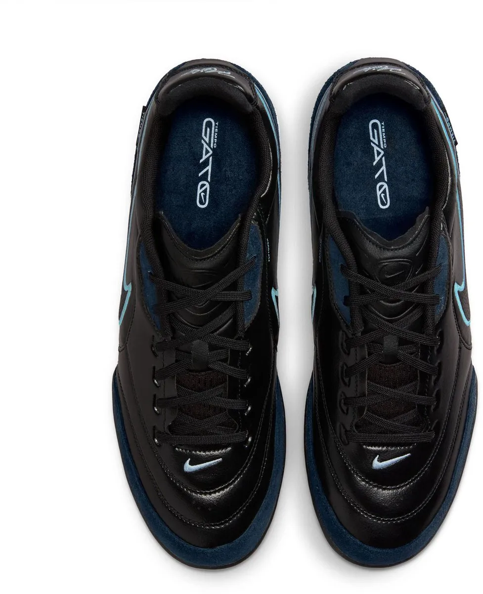 Nike Tiempo Street Gato Indoorschoenen - Zwart/Blauw - Maat 41 - Heren