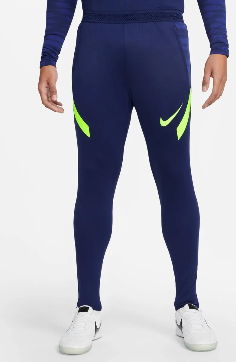 Nike Dri-FIT Strike Sportbroek Heren S - Blauw/Groen
