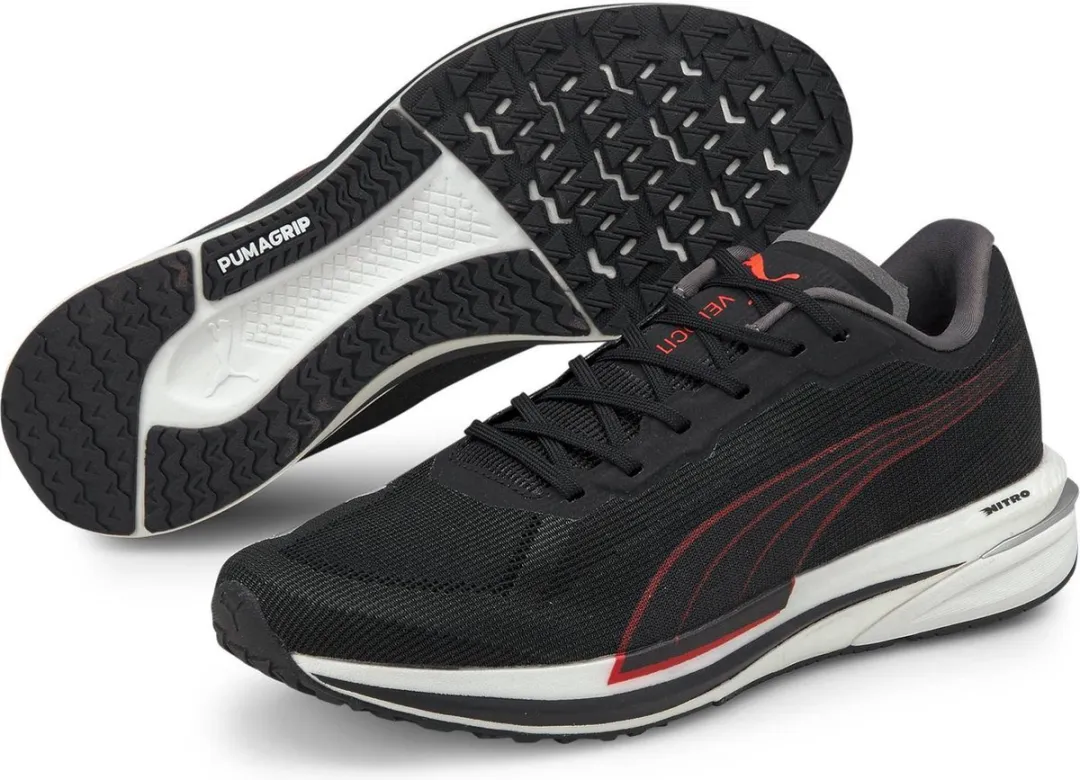 PUMA Velocity Nitro Sportschoenen Heren 39 - Zwart/Wit - afbeelding 6 van 6