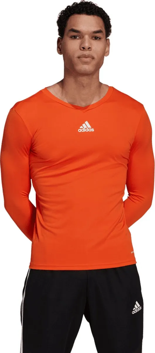 adidas Base Tee 21 Lange Mouw Heren - M - Oranje