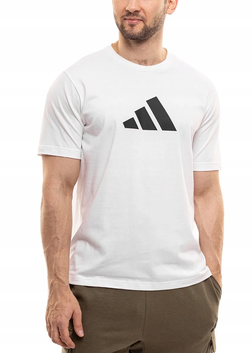 adidas Sportshirt Heren - Wit - Katoen
